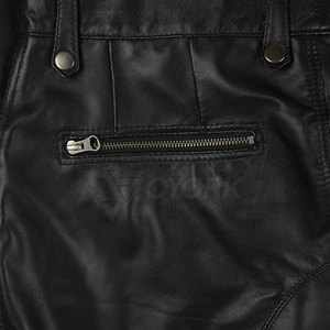 Newest Style Skinny Fit Men Genuine Leather Pants Casual Wear High Quality Leather Pant For Adult - Product Image 5