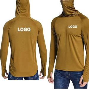 Sudadera de Pesca para Hombre al por Mayor, de Secado Rápido, Protección UV, 100% Poliéster, UPF50, Camisa de Pesca con Capucha - Product Image 3