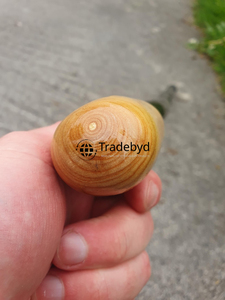 ด้ามจับแตรเดินแบบเรียบง่ายสำหรับไม้เท้าทำจากไม้แบบดั้งเดิมทำด้วยมือคุณภาพตามประเพณี - Product Image 5