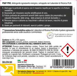 Nettoyeur de sols 3-en-1 PS87 PRO, dégraissant, décapant de cire, détachant pour pierre naturelle, céramique, béton, linoléum - Product Image 2