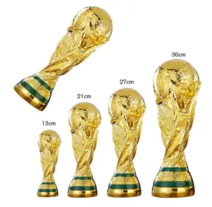 Copa do mundo de futebol, troféu de herói, réplica de ouro, presente para fãs, lembrança para homens, Copa do mundo do Catar, troféu de Hércules