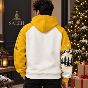 เสื้อฮู้ดลายคริสต์มาส พิมพ์ลายตามสั่ง เสื้อกันหนาวลำลองสำหรับผู้ชาย ขายส่ง - Product Image 5