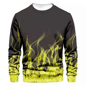 Sweat-shirt en molleton personnalisé avec logo pour homme 2026, anti-rétrécissement, tricoté, doublé, respirant, coupe-vent, séchage rapide, sportif d'été - Product Image 3