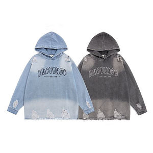 เสื้อฮู้ดพิมพ์ลายพัฟเหมาะกับทุกเพศเสื้อมีฮู้ดปักลาย3D ผ้าฝ้ายน้ำหนักเบากำหนดได้เอง - Product Image 1