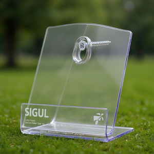 SIGEL Acrylic Brochure <b>Holder</b> Clear DIN A4 24 X 29 X 9 cm 1 Compartment Letter <b>Holder</b> - Product Image 3