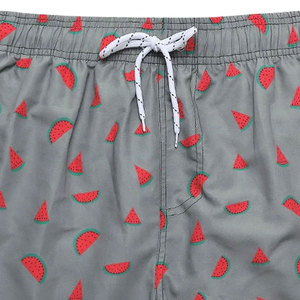 กางเกงขาสั้นผู้ชายลำลองเอวกลางผ้าโพลีเอสเตอร์ 100% ระบายอากาศได้ดี มีเชือกผูกเอว มีกระเป๋า ลายพิมพ์ชายหาด สำหรับฤดูร้อน ขายส่ง - Product Image 5