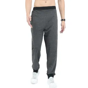 Fashion Sale OEM ODM Knitted Fall Spring Men's Casual Customized Cotton Hemp Jogger Pants Lounge Pants