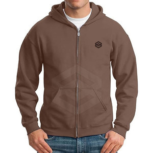 Sudaderas con Capucha Extra Grandes y Transpirables para Hombre, para Invierno, Servicio ODM, Impresión Digital, 100% Algodón Orgánico, Cierre de Cremallera, Alta Calidad - Product Image 2