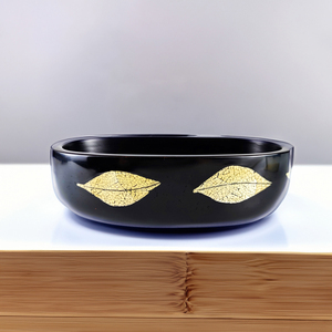 Tazón de laca tradicional hecho a mano de fábrica de Vietnam, Material Natural, uso diario, modelo artesanal LBW6024 - Product Image 2