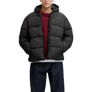 Chaquetas acolchadas impermeables de talla grande para invierno de fabricante de ropa OEM con logotipo personalizado para hombre, ropa informal acolchada - Product Image 6