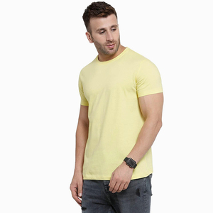 Camiseta de hombre de último diseño, jersey de manga corta con cuello redondo, ropa informal ajustada, Camiseta de algodón y poliéster con servicio OEM - Product Image 3