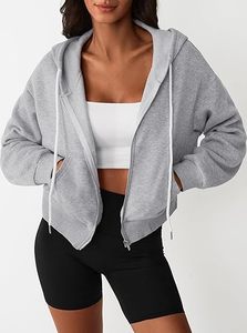 Sudadera con Capucha de Algodón Suave con Cierre, Sudadera Informal con Cierre para Mujer, Sudadera Urbana con Cierre, Sudadera Clásica con Cierre, Sudadera con Estilo Urbano con Cierre - Product Image 4