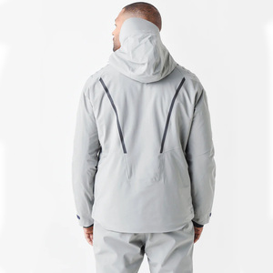 Chaqueta de esquí con capucha técnica de alta calidad personalizada chaqueta de esquí de invierno rígida impermeable para hombre - Product Image 2