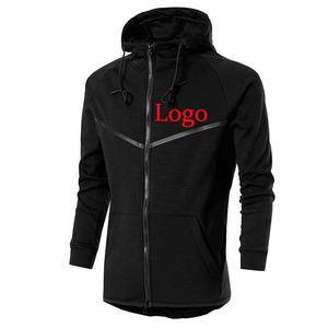 Directo de fábrica ODM Chándal para hombre Logotipo personalizado 100% Algodón Sudadera con capucha Elegante cremallera de cara completa con la mejor venta Tamaño 6XL Invierno - Product Image 2