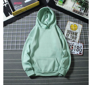 Sudadera con Capucha Personalizada para Hombre, 100% Algodón, Invierno, Impresión Digital, Color Sólido, Casual, con Bolsillos Tipo Canguro, Estilo Urbano, Talla Grande - Product Image 6