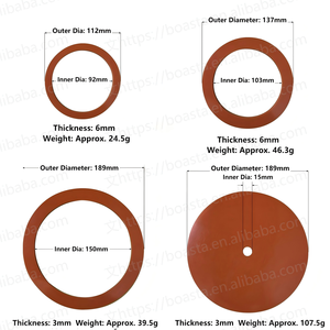 Kit de joints en silicone haute température pour <span class=keywords><strong>machine</strong></span> de moulage de bijoux, kit de remplacement de joints sous vide, plusieurs tailles - Product Image 4
