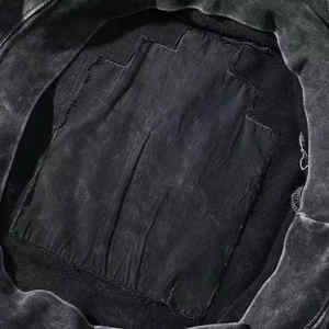 OEM Logo personnalisé Loose Oversize Fit sweats à capuche lavés à l'acide pour hommes Design vintage High Street Wear Fourniture directe d'usine sweats à capuche pour hommes - Product Image 4