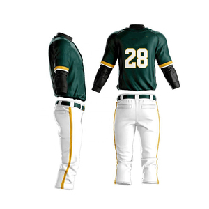 Ensembles d'uniformes de maillot de baseball personnalisés à la mode avec broderie de logo d'équipe et impression par sublimation grande taille pour unisexe - Product Image 4