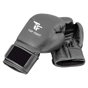 Gants de boxe en cuir confortables personnalisés avec sangle Velcro, logo privé OEM, gants d'entraînement pour hommes - Product Image 6