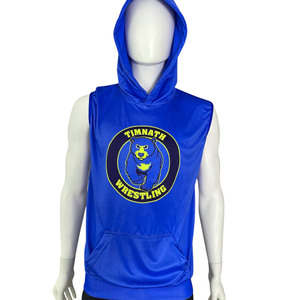 Custom Made Men's Luxury Screen Printing <b>Sleeveless</b> <b>Hoodie</b> Multi-Color 100% Cotton Trending Winter Oem Service - Product Image 1