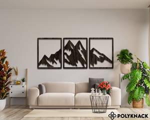 Meilleur choix de tenture murale en bois faite à la main avec un design en macramé, pièce décorative artistique Boho pour un intérieur de maison élégant et moderne - Product Image 4