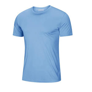 เสื้อยืดผู้ชายสั่งทำลายปักโลโก้เสื้อยืดธรรมดา - Product Image 6