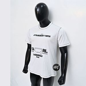 เสื้อยืดทรงบ็อกซี่ คอโอ แขนเสื้อแบบดรอปโชว์เดอร์ ตะเข็บเดี่ยว พิมพ์ลาย ผ้าฝ้ายทอ 100% ทรงปกติสำหรับผู้ชาย - Product Image 2