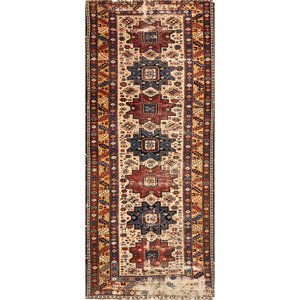 Aalam Ivory Flat Weaves Wool Rugs Paem-1394 Geometric Persian Boho Modern Cotton Jute Carpet <b>Washable</b> for Teens and Home Use - Product Image 1