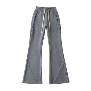 กางเกงวอร์มขาบานสำหรับผู้หญิงกางเกงวิ่งผ้าคอตตอนขากว้างทันสมัยทันสมัยทันสมัยสำหรับผู้หญิง - Product Image 4