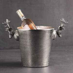 Bañera de vino de acero inoxidable con cubo de vino martillado a un precio asequible por Indian Metal World - Product Image 5