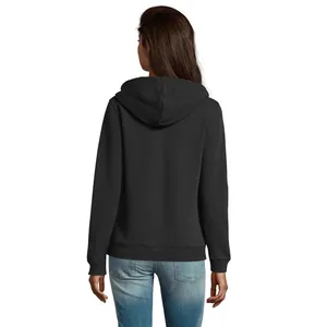 Felpa con Cappuccio e Zip Personalizzabile per Donna, Design con Borchie per Merchandising Promozionale - Product Image 6