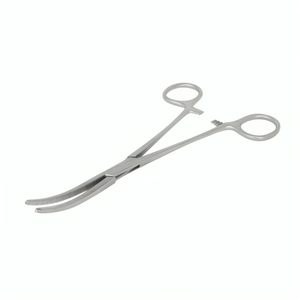 คีมหนีบห้ามเลือดสแตนเลสแบบโค้ง20ซม. คีมสำหรับผ่าตัดสัตวแพทย์แบบอัตโนมัติ - Product Image 5