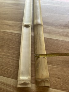 Bâtons de bambou fendus, bambou coupé en deux, matériau durable pour l'artisanat, le jardinage et les solutions d'emballage - Product Image 4