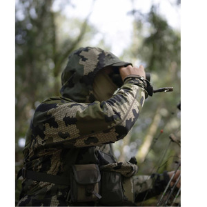 Nouveauté Sweat à capuche de chasse personnalisé respirant à demi-zip devant Hiver Séchage rapide Homme Coton Polyester Sweat à capuche - Product Image 6