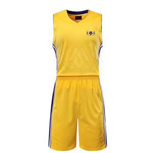 Uniforme de basket-ball personnalisé pour hommes à quantité minimale de commande bas dernière conception uniforme de basket-ball imprimé de logo personnalisé - Product Image 1