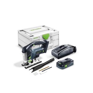 Sierra de calar inalámbrica CARVEX PSBC 420 HPC 18V 4.0 Ah para bricolaje/uso industrial, sierra recíproca/de cinta/de calar para metal y madera, con batería de 4.0 Ah - Product Image 1