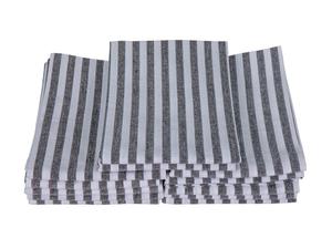 Juego de 6 toallas a rayas de algodón reciclado desechables de secado rápido personalizables para Golf y cuidado del coche - Product Image 2