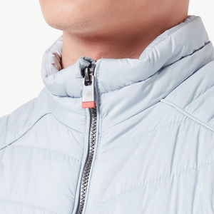 Winter Sleeveless Jacket Men Warm <b>Thick</b> Shiny Color Design Male Custom Logo <b>Quilting</b> Puffer Vest Down Coat OEM Serviced - Product Image 3