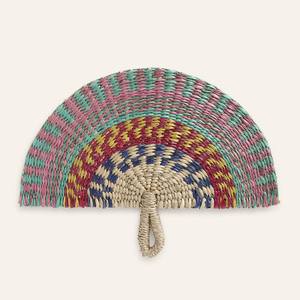 Abanicos de mano de lujo tejidos con hierba marina, decoración para hoteles y resorts, adornos ecológicos para colgar en la pared, abanicos de hierba marina - Product Image 4