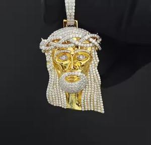 Best Quality Custom Iced Out Hip Hop Pendant <b>Necklace</b> for <b>Men</b> for Rapper Style Streetwear and Gifting Available for Sale - Product Image 2