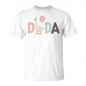 T-shirt promozionale coordinata per la famiglia One Silly Goose Dada per il primo compleanno - Product Image 2