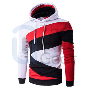Sudadera con capucha deportiva transpirable de lana de algodón 100% para hombres y mujeres último diseño estampado en la parte delantera y trasera para el invierno - Product Image 6