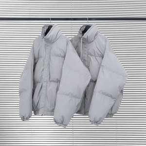 Jacket Essential <b>Cotton</b>-<b>padded</b> Coat Fog High Street Trendy Brand Puffer Jacket <b>Padded</b> for Men - Product Image 2