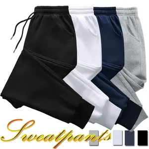 Pantalones Largos Sin Estampado para Hombre y Mujer, Pantalones Deportivos Casuales Holgados para Mujer, Pantalones Deportivos con Cordón para Ejercicio al Aire Libre, Pantalones Deportivos Diarios - Product Image 3