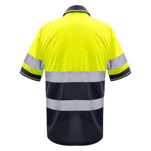 Uniforme de Trabajo de Alta Visibilidad al por Mayor con Logotipo OEM Personalizado, Uniforme de Trabajo de Lona Sólida Reflectante de Seguridad con Mangas Largas para Camisas - Product Image 3