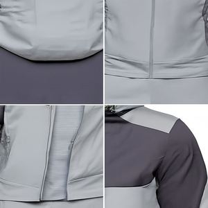 ชุดวอร์มผ้าฝ้ายแนวสตรีทสำหรับผู้ชายชุดวิ่งออกกำลังกายแบบลำลองโลโก้ออกแบบได้ตามต้องการ - Product Image 3