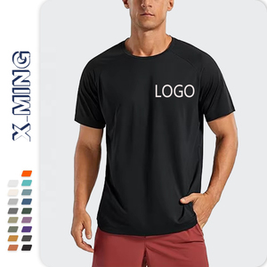 Camiseta de gimnasio de nailon 100% para hombre, camiseta sin mangas transpirable de secado rápido con hombros caídos, camiseta sin mangas transpirable sólida reflectante con estampado ajustado para hombre - Product Image 1