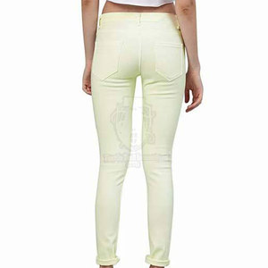 Meilleur fournisseur de pantalons en jean pour femmes à prix raisonnable, pantalons droits taille haute pour femmes - Product Image 2