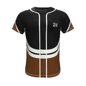 Uniformes de béisbol y softbol para hombre personalizables, camisetas de lanzamiento rápido, camisetas transpirables de secado rápido con cuello en V, diseña tu propia ropa de equipo - Product Image 6