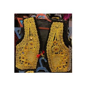 Abrigo de cintura para hombre, prenda tradicional de diseño de estilo afgano hecha a mano - Product Image 1